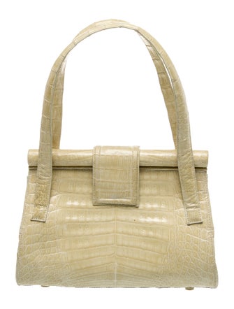 Nancy Gonzalez Crocodile Top Handle Bag