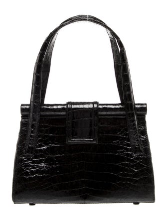 Nancy Gonzalez Crocodile Top Handle Bag