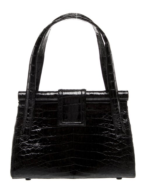 Nancy Gonzalez Crocodile Top Handle Bag