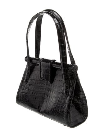 Nancy Gonzalez Crocodile Top Handle Bag
