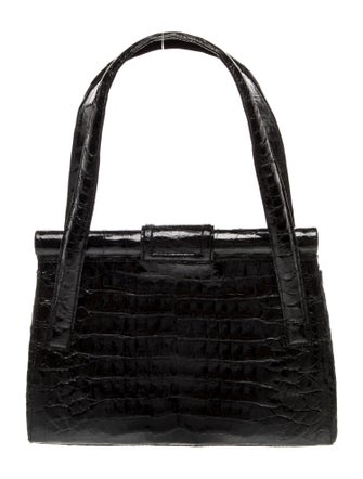 Nancy Gonzalez Crocodile Top Handle Bag