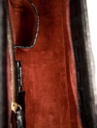 Nancy Gonzalez Crocodile Top Handle Bag