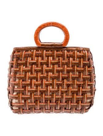 Nancy Gonzalez Crocodile Top Handle Bag
