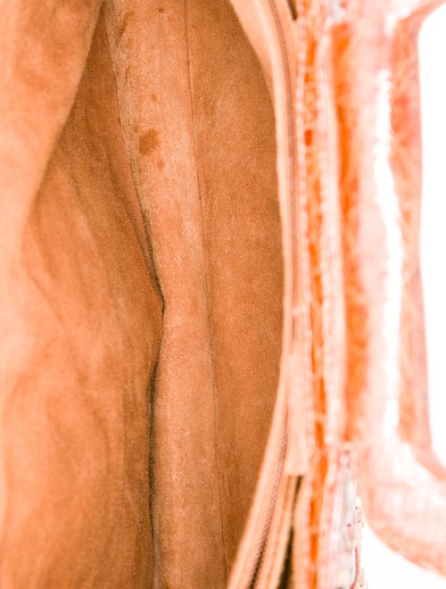 Nancy Gonzalez Crocodile Top Handle Bag