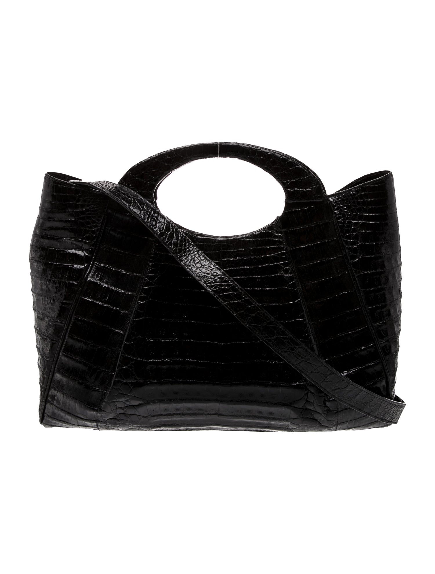 Nancy Gonzalez Crocodile Top Handle Bag