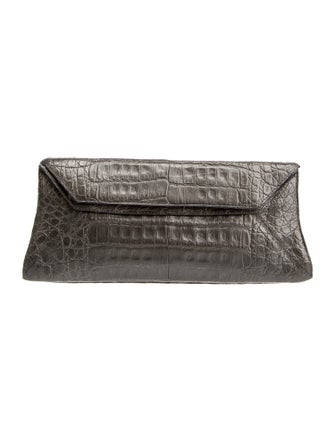 Nancy Gonzalez Crocodile Clutch
