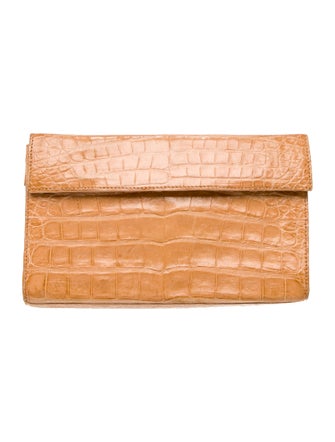 Nancy Gonzalez Crocodile Clutch