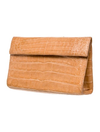 Nancy Gonzalez Crocodile Clutch