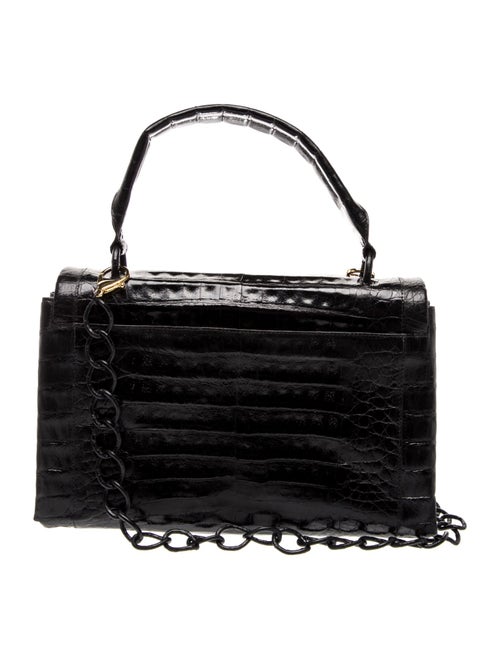 Nancy Gonzalez Crocodile Top Handle Bag