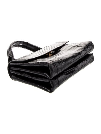 Nancy Gonzalez Crocodile Top Handle Bag