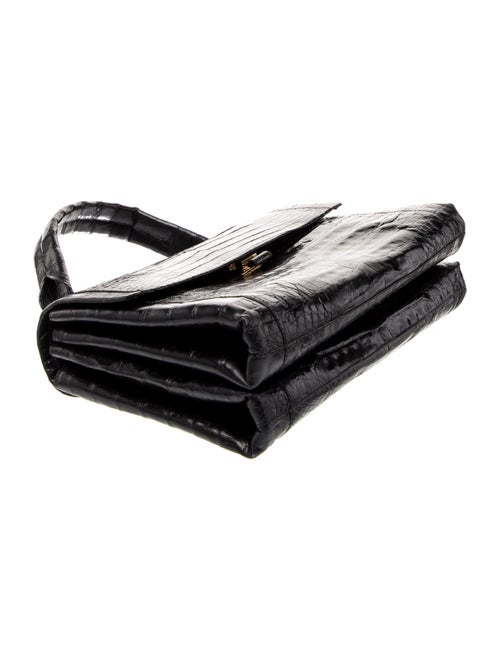 Nancy Gonzalez Crocodile Top Handle Bag