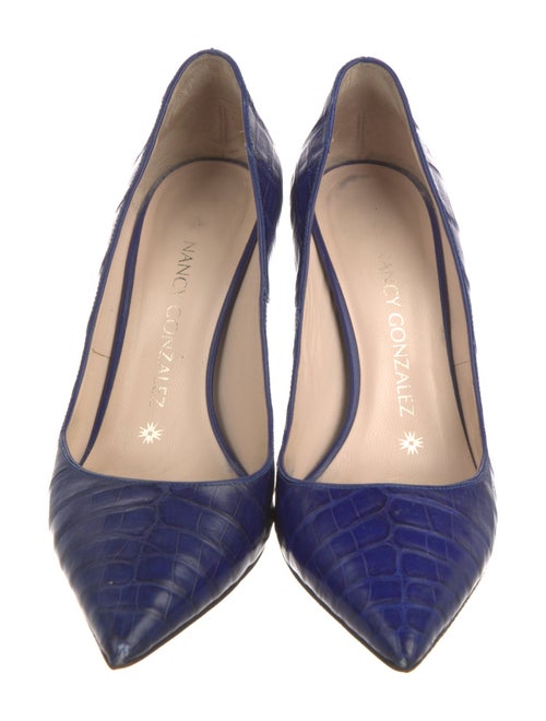Nancy Gonzalez Crocodile Animal Print Pumps