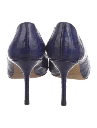 Nancy Gonzalez Crocodile Animal Print Pumps