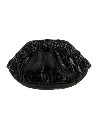 Nancy Gonzalez Crocodile Evening Bag