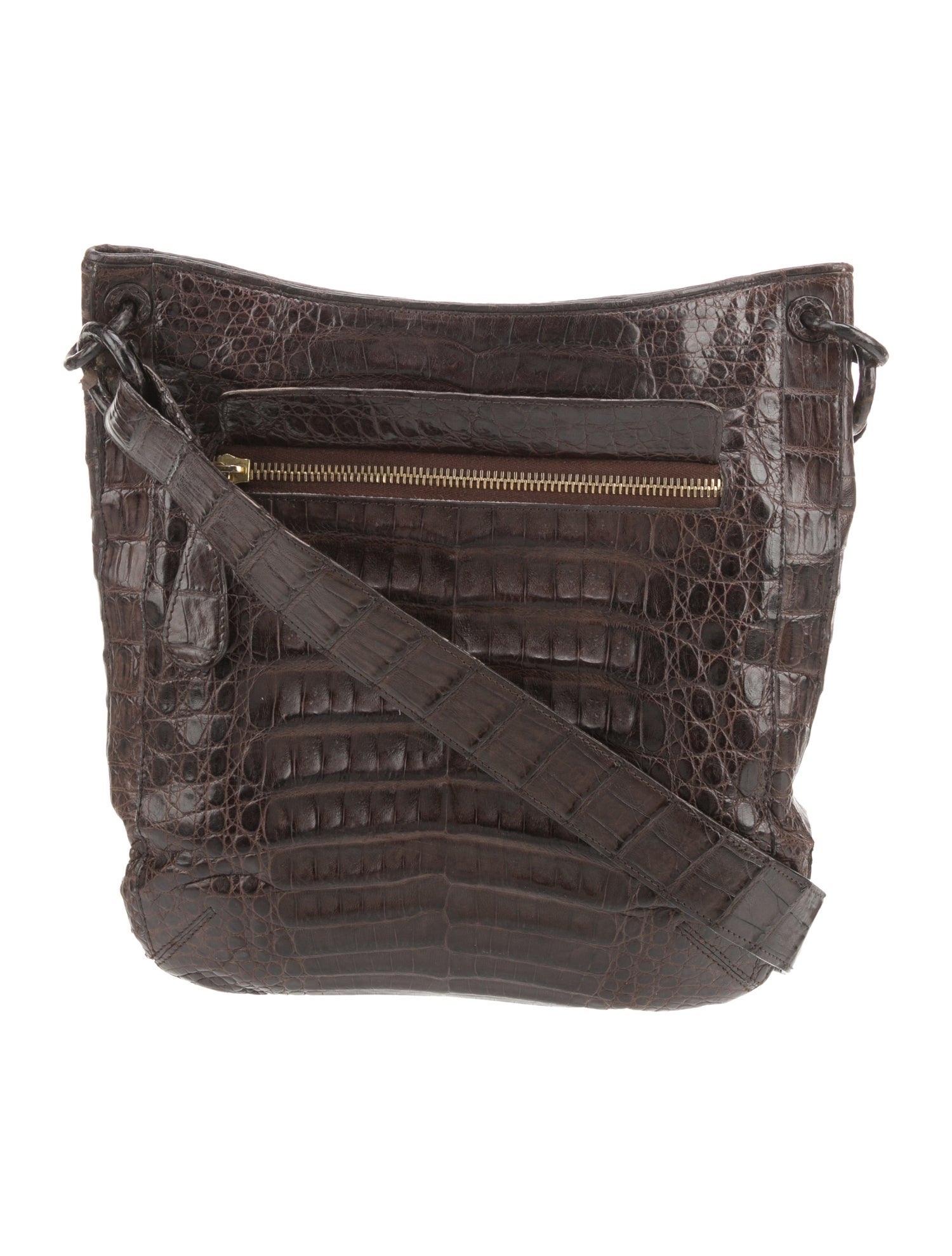 Nancy Gonzalez Crocodile Shoulder Bag