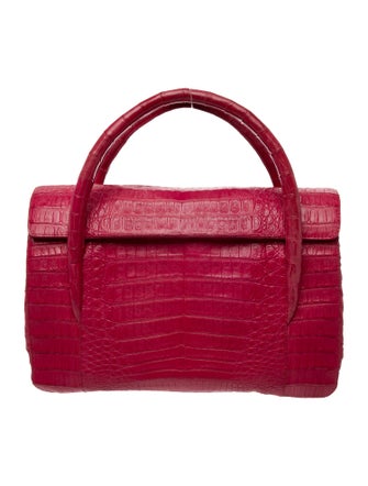 Nancy Gonzalez Crocodile Top Handle Bag