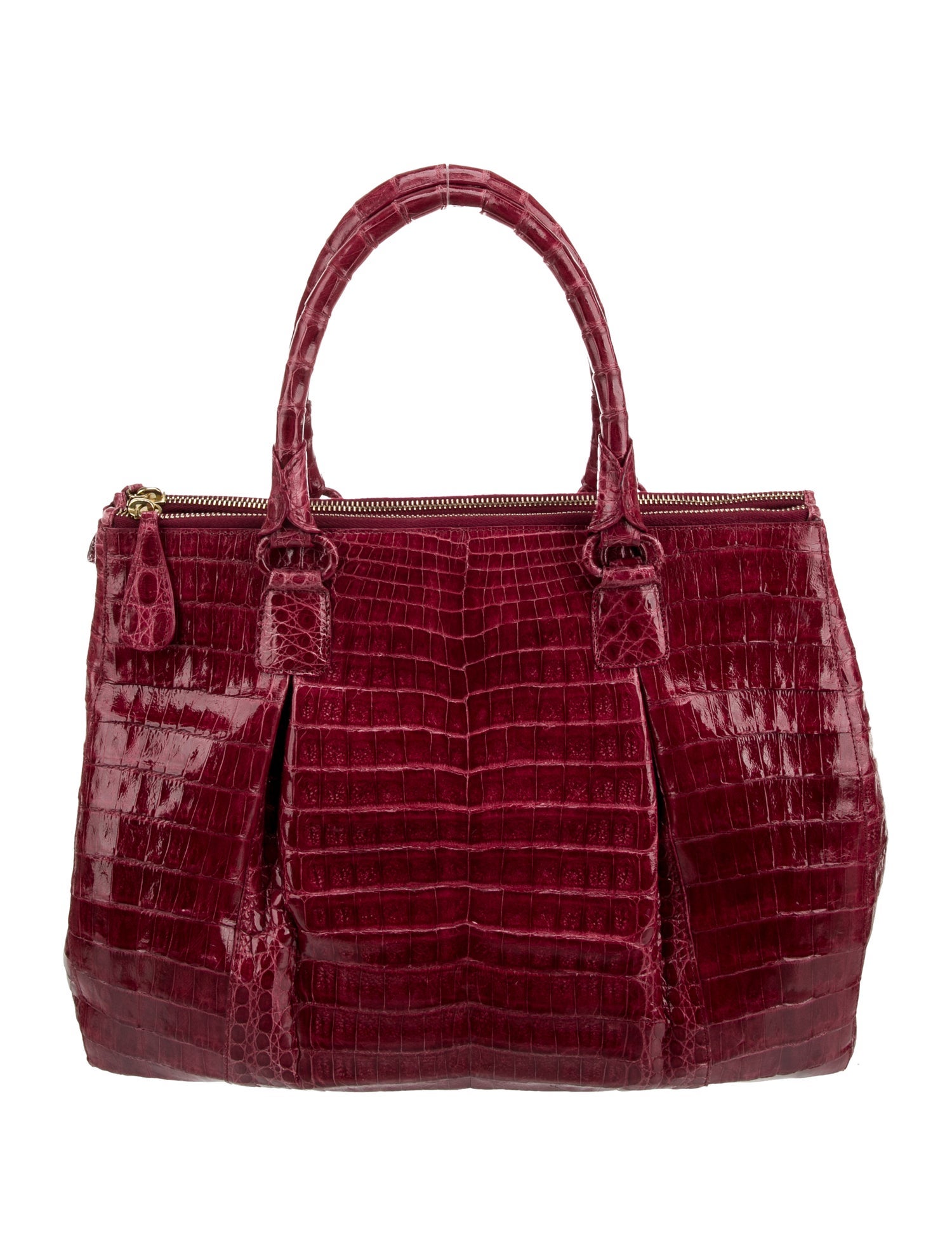 Nancy Gonzalez Crocodile Top Handle Bag