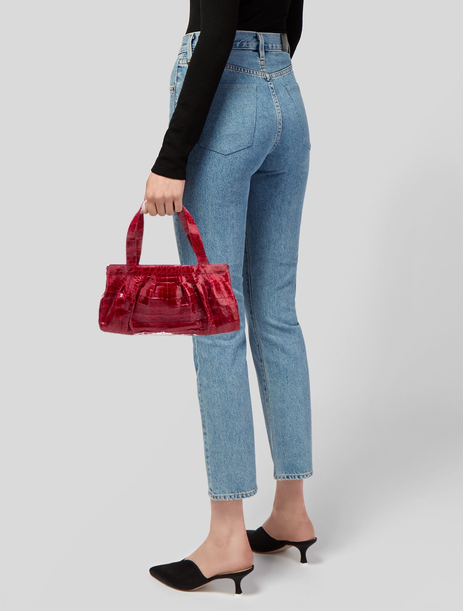 Nancy Gonzalez Crocodile Shoulder Bag