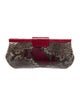 Nancy Gonzalez Snakeskin Clutch