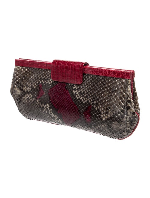 Nancy Gonzalez Snakeskin Clutch