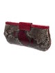 Nancy Gonzalez Snakeskin Clutch