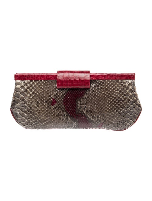 Nancy Gonzalez Snakeskin Clutch