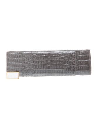 Nancy Gonzalez Patent Leather Clutch