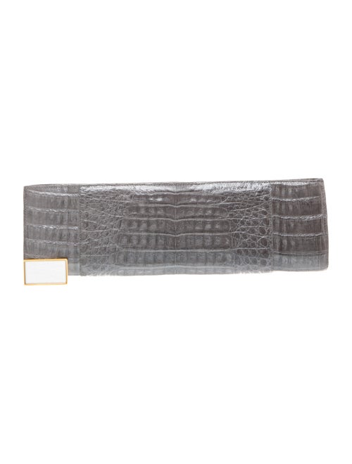 Nancy Gonzalez Patent Leather Clutch
