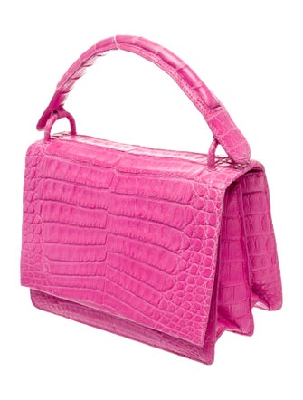 Nancy Gonzalez Crocodile Top Handle Bag