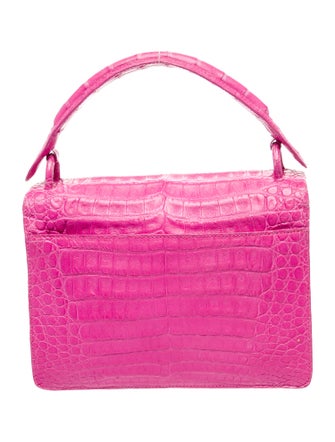 Nancy Gonzalez Crocodile Top Handle Bag