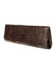 Nancy Gonzalez Crocodile Clutch