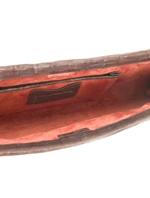 Nancy Gonzalez Crocodile Clutch