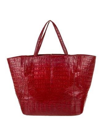 Nancy Gonzalez Crocodile Top Handle Bag