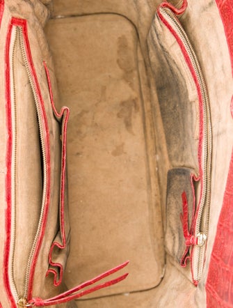 Nancy Gonzalez Crocodile Top Handle Bag