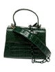 Nancy Gonzalez Crocodile Top Handle Bag