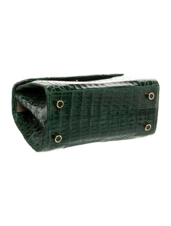 Nancy Gonzalez Crocodile Top Handle Bag