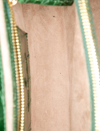 Nancy Gonzalez Crocodile Top Handle Bag