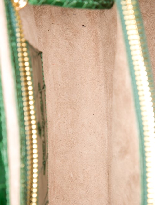 Nancy Gonzalez Crocodile Top Handle Bag
