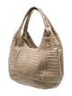 Nancy Gonzalez Embossed Leather Shoulder Bag