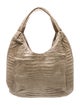 Nancy Gonzalez Embossed Leather Shoulder Bag