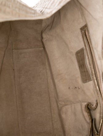 Nancy Gonzalez Embossed Leather Shoulder Bag