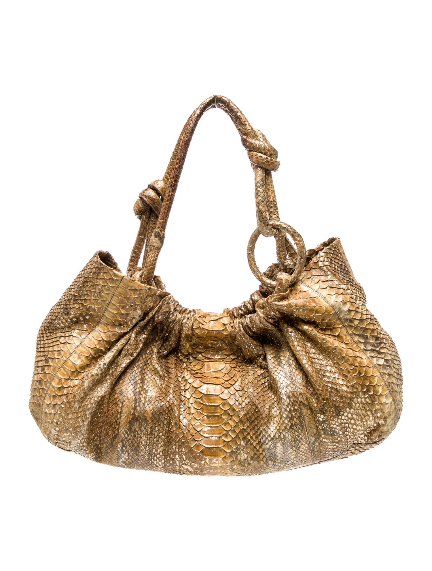 Nancy Gonzalez Python Shoulder Bag