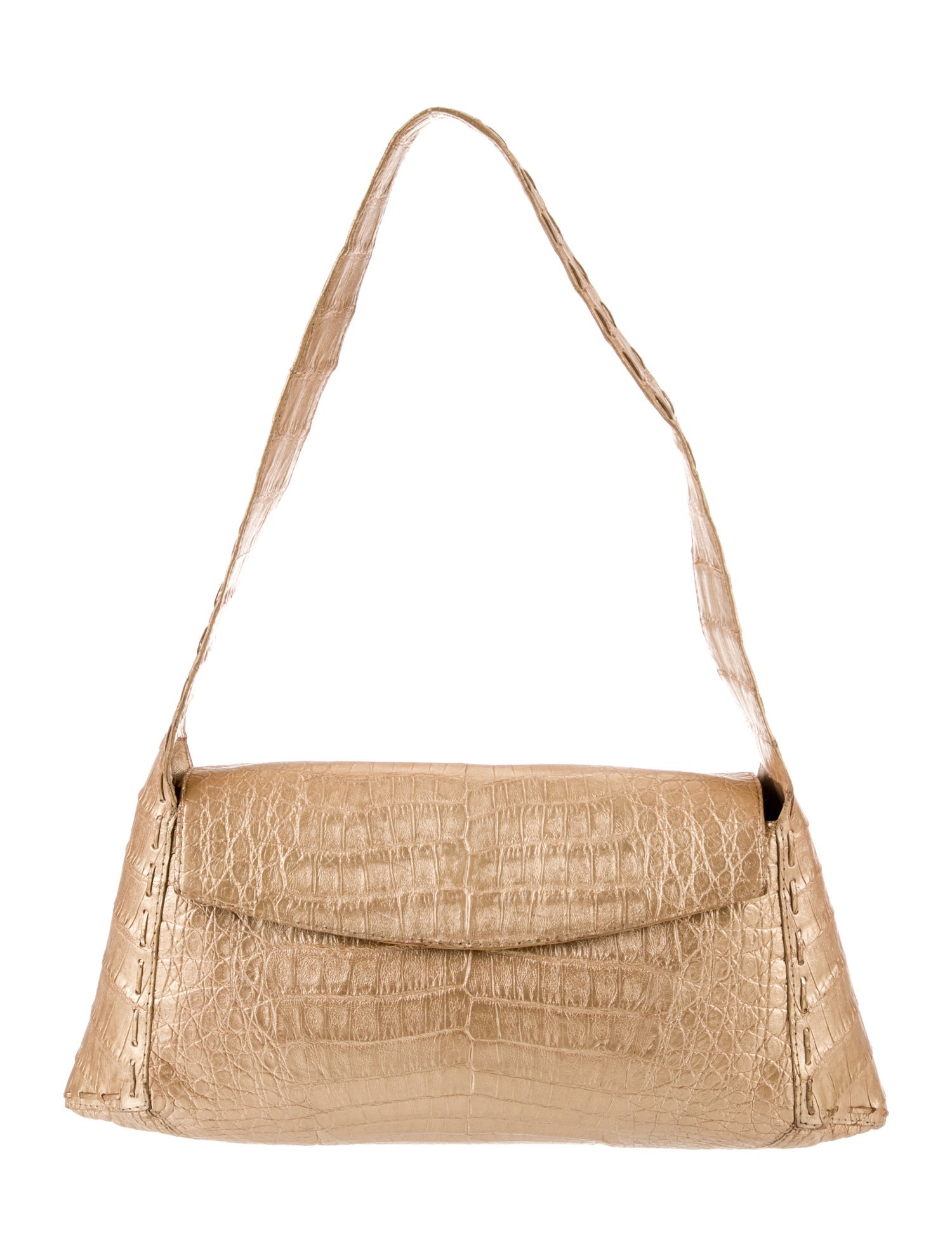 Nancy Gonzalez Crocodile Shoulder Bag Vintage