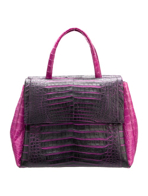 Nancy Gonzalez Crocodile Top Handle Bag