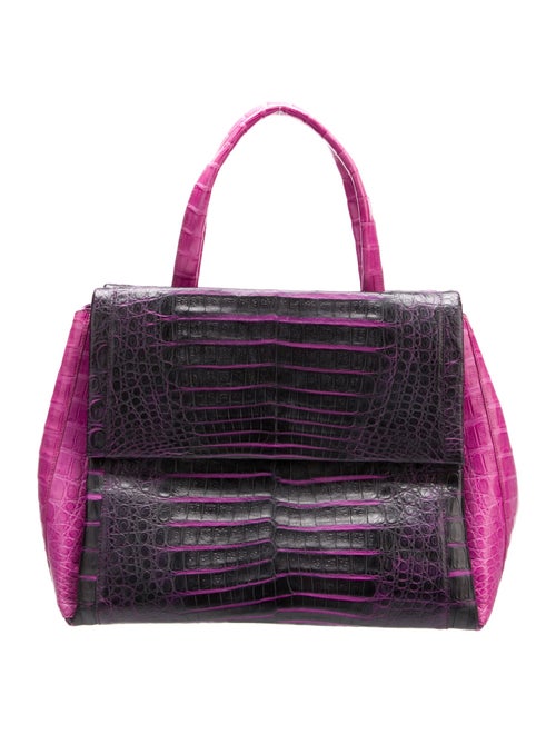 Nancy Gonzalez Crocodile Top Handle Bag