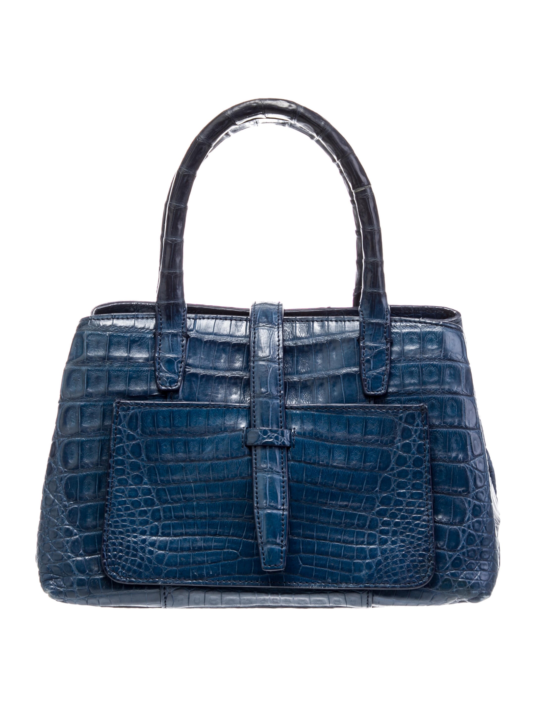 Nancy Gonzalez Crocodile Top Handle Bag