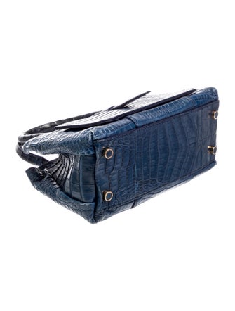 Nancy Gonzalez Crocodile Top Handle Bag