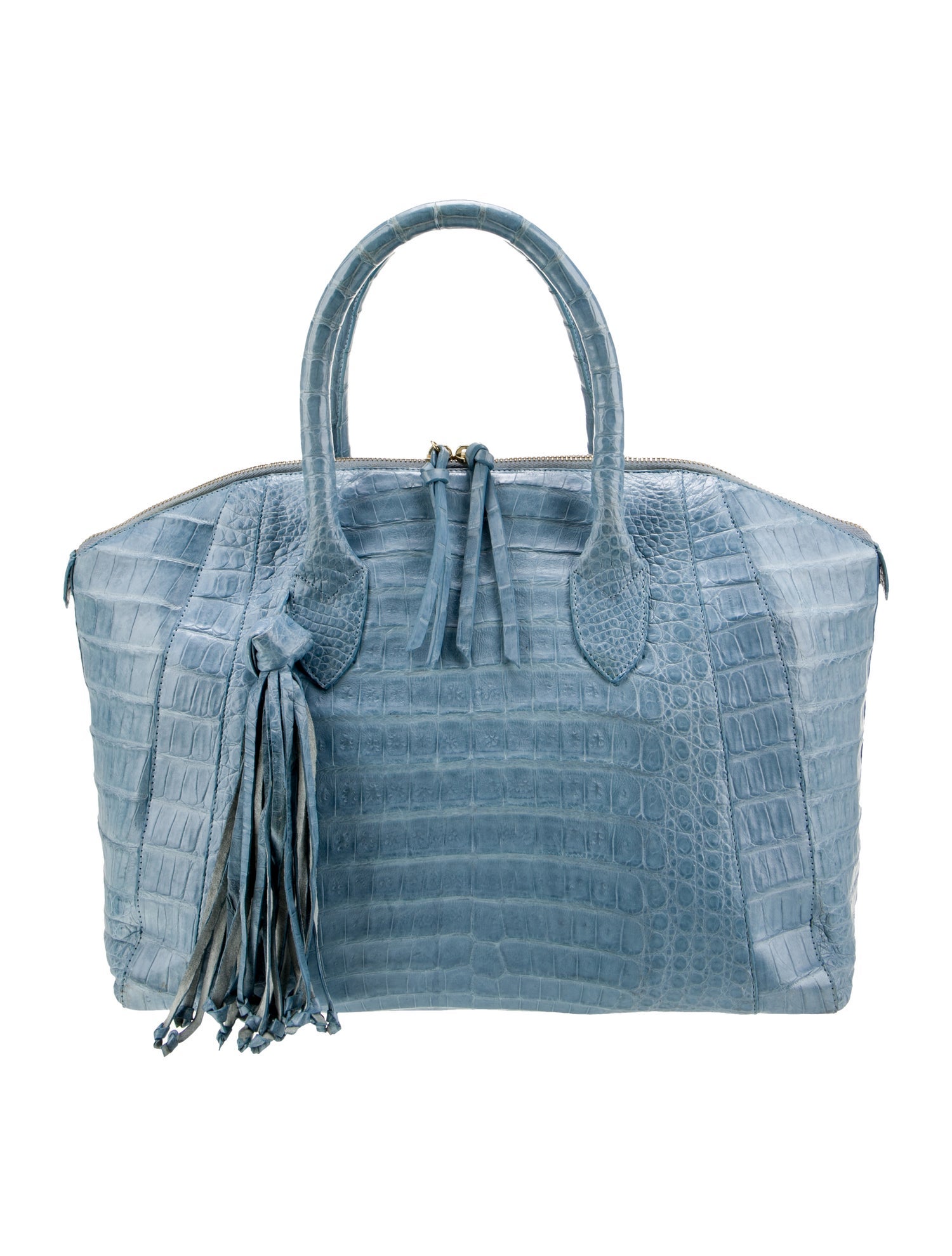 Nancy Gonzalez Crocodile Top Handle Bag