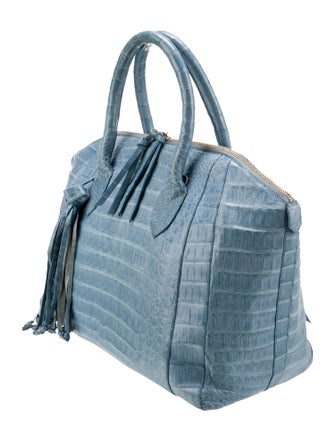 Nancy Gonzalez Crocodile Top Handle Bag