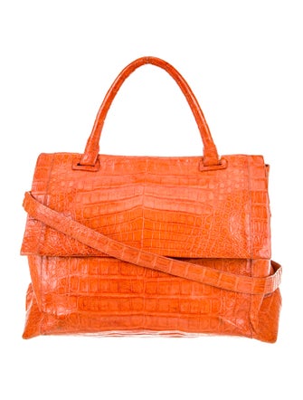 Nancy Gonzalez Crocodile Top Handle Bag